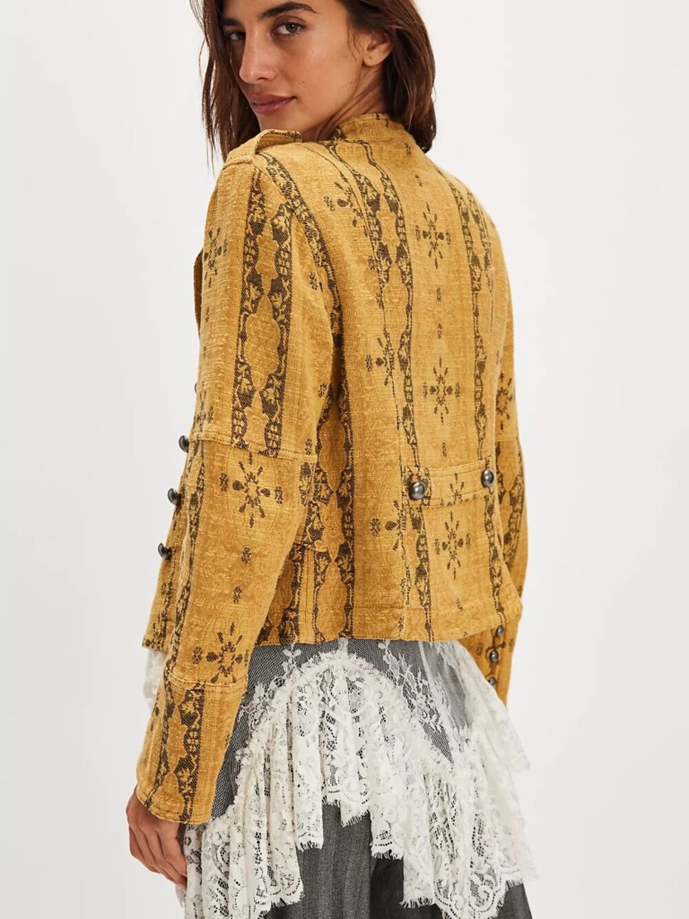 Lotty Jacquard Band Jacket - Picture 2 of 8